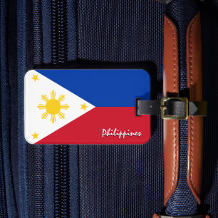 Philippines Luggage Tags, patriots Philippine Flag Luggage Tag