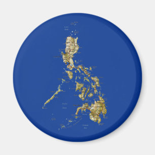 Philippines Map Magnet