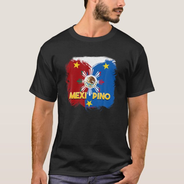 Philippines Mexico Filipino Pride Proud Flag Mexip T-Shirt (Front)