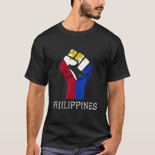 Philippines Pilipinas Hand Fist Pinoy Pride Filipi T-Shirt