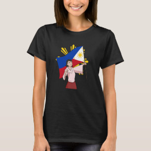 Philippines Pilipinas Proud Filipino Filipina Flag T-Shirt