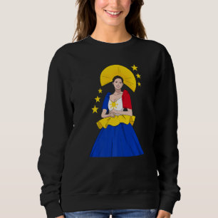 Philippines Pinay Filipina Filipiniana Proud Woman Sweatshirt