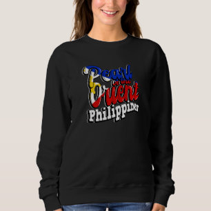 Philippines Pinay Filipino Country Palms Sun Mabuh Sweatshirt