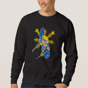 Philippines Pinay Filipino Pride Country Flag Isla Sweatshirt