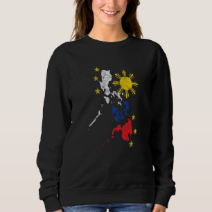 Philippines Pinay Filipino Pride Country Flag Isla Sweatshirt