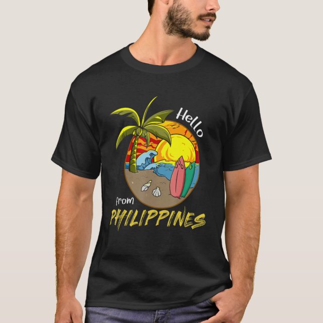 Philippines Pinay Filipino Pride Country Flag Isla T-Shirt (Front)