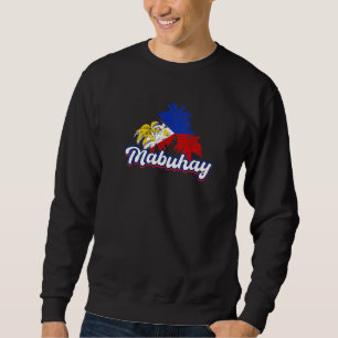 Philippines Pinay Filipino Pride Country Flag Mabu Sweatshirt