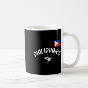 Philippines pride pinoy sports skiing filipino  coffee mug