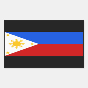 Philippines Rectangular Sticker