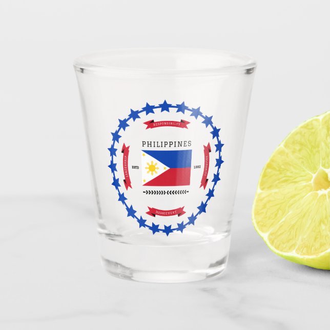 Philippines Shot Glass (Front)