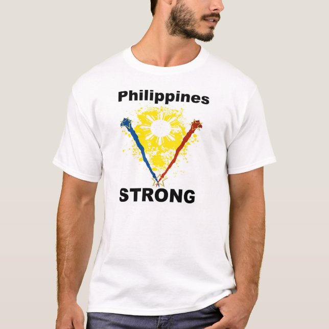 Philippines Strong "Support the Philippines" T-Shirt (Front)