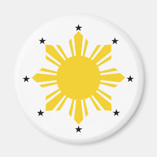 Philippines Sun Filipino Sun PI Sun Magnet