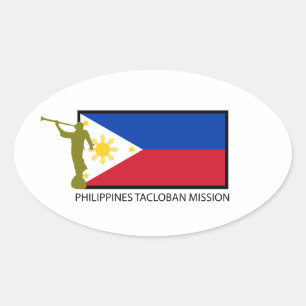 PHILIPPINES TACLOBAN MISSION LDS CTR OVAL STICKER