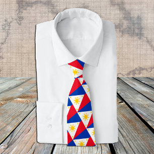Philippines Tie, fashion Philippine Flag, business Tie