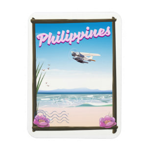 Philippines Travel poster Magnet