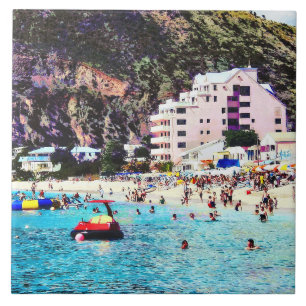 Philipsburg Sint Maarten Beach Tile