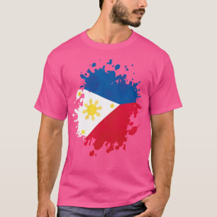 Phillipines Country Flag Countrys Icon Symbol Trav T-Shirt