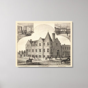 Phillips County Bank, Phillipsburg, Kansas Canvas Print