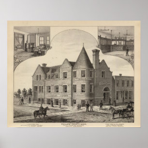 Phillips County Bank, Phillipsburg, Kansas Poster
