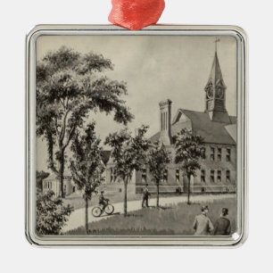 Phillips Exeter Academy Metal Tree Decoration
