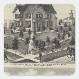 Phillipsburg Traders Bank, Kansas Square Sticker