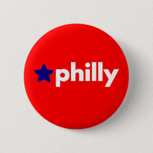 Philly 6 Cm Round Badge