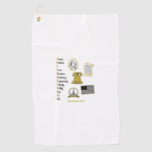 Philly Acronym Golf Towel