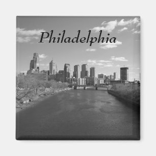 Philly b/w magnet