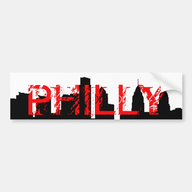 PHILLY Bumper Sticker (Front)