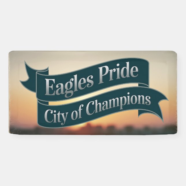 Philly Champions Banner - Eagles Pride (Horizontal)