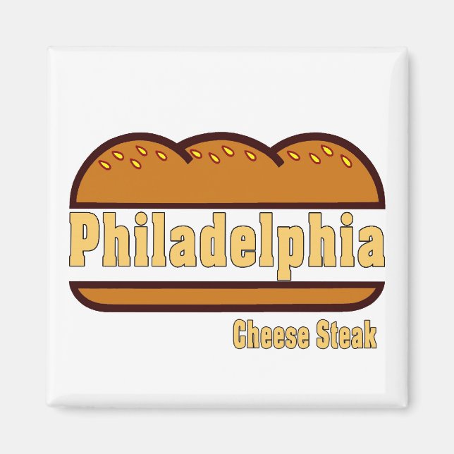 Philly Cheese Steak Magnet (Front)