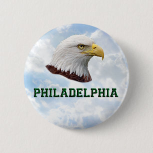 Philly Eagle - Round Button