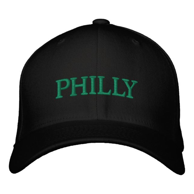 PHILLY EMBROIDERED BASEBALL CAP (Front)