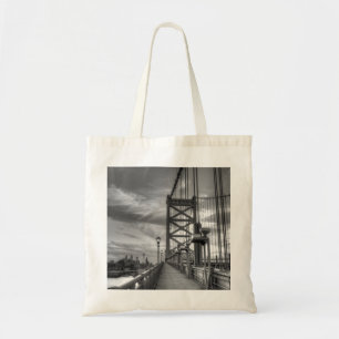 Philly from the bridge tote bag