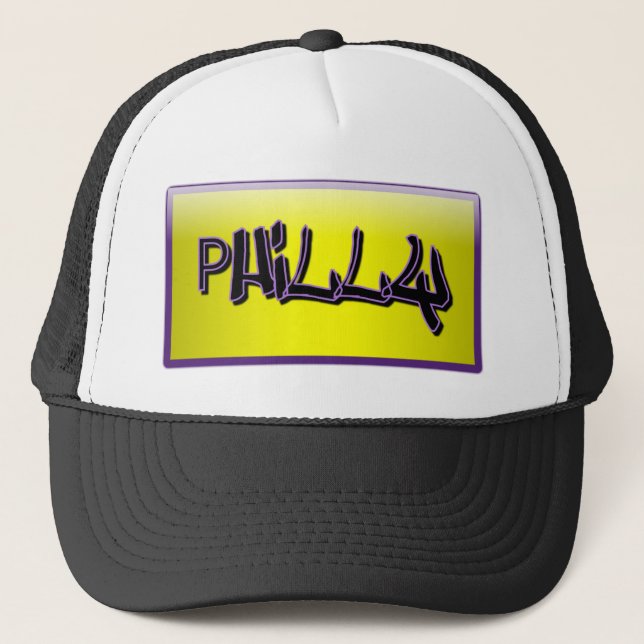 Philly hat, for sale ! trucker hat (Front)