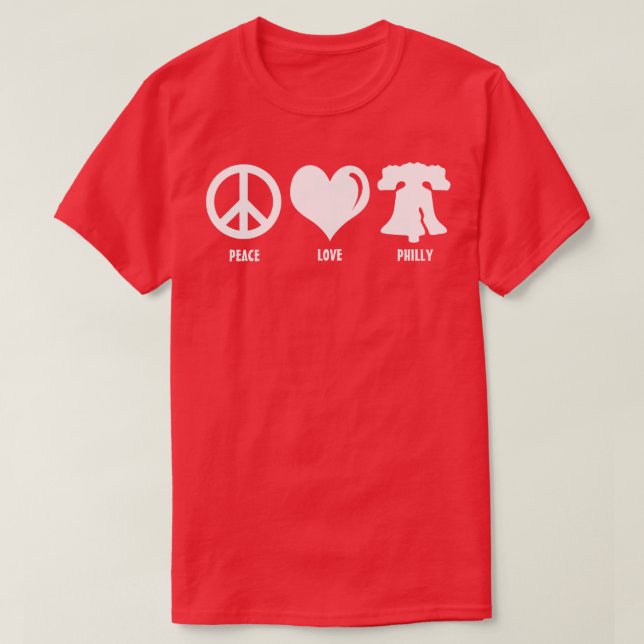 Philly Liberty Bell Brotherly Love Philadelphia Lo T-Shirt (Design Front)