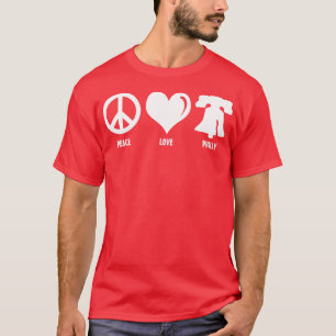 Philly Liberty Bell Brotherly Love Philadelphia Lo T-Shirt