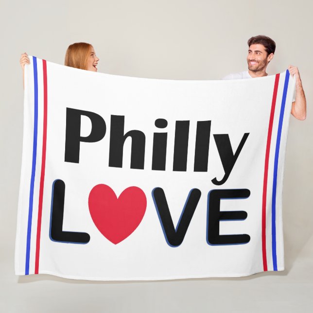 Philly Love Fleece Blanket (In Situ)