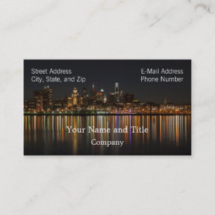Philly night business card