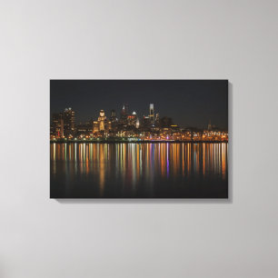 Philly night canvas print