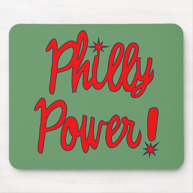 Philly Power! T-shirts, Hoodies, Baseball Tees Mouse Pad (Front)