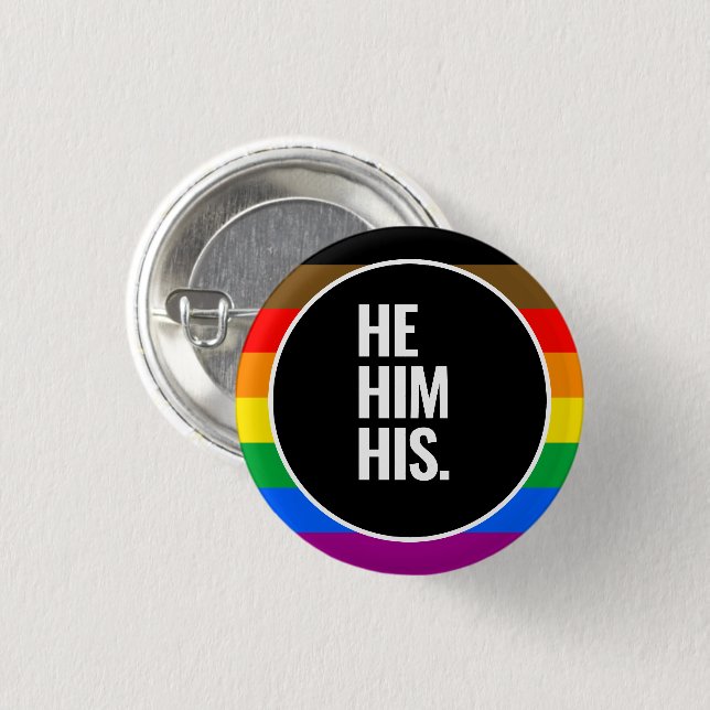 Philly Pride LGBTQPOC 3 Cm Round Badge (Front & Back)
