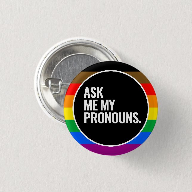 Philly Pride LGBTQPOC 3 Cm Round Badge (Front & Back)