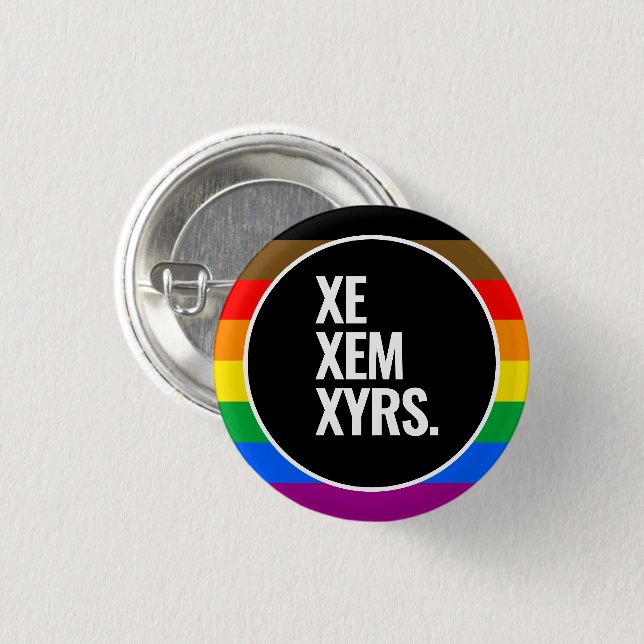 Philly Pride LGBTQPOC 3 Cm Round Badge (Front & Back)