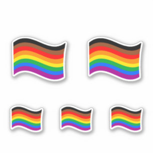 Philly Rainbow Pride Waving Flag