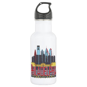 Philly Red & Blue 532 Ml Water Bottle