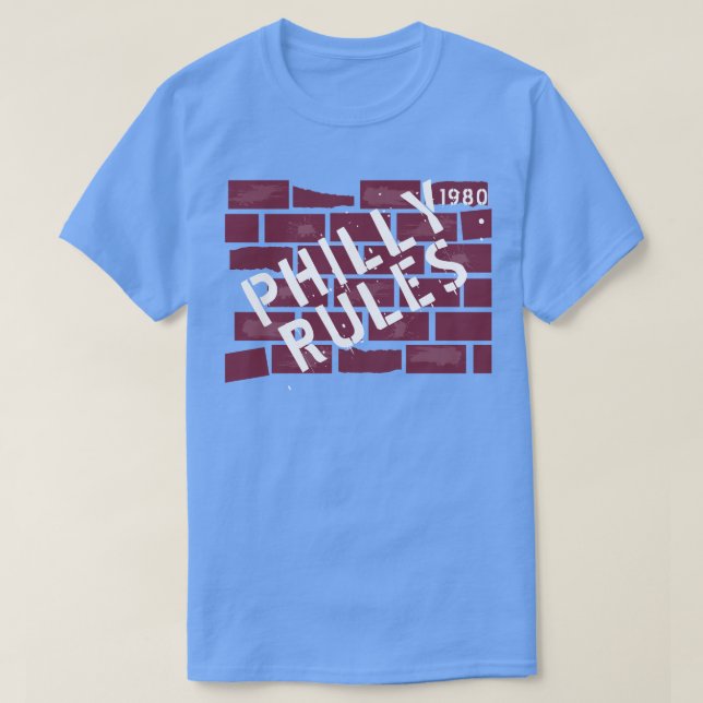 PHILLY RULES 1980 T-Shirt (Design Front)