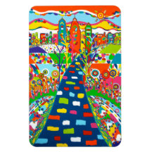 Philly Skyline 4 x 6 Flexible Magnet