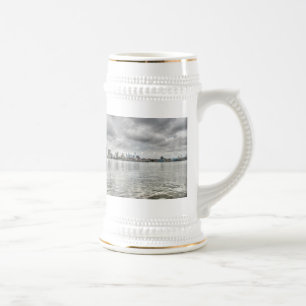 Philly skyline beer stein