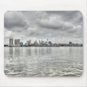Philly skyline mouse pad